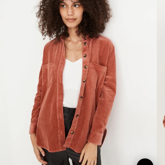 Madewell Tops - ✨ Madewell Corduroy Button-Down Shirt Jacket (Do Well Collection) – Size Small